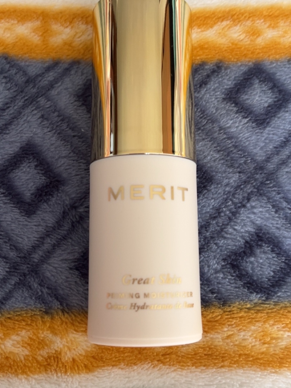 MERIT Great Skin Peeling Moisturizer - White & Gold Bottle